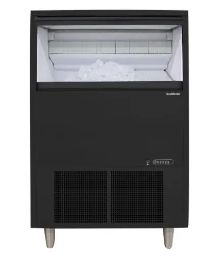 [SM-80(BLACK)] 80Kg/24Hr Commercial Gourmet Type Ice Maker - Black