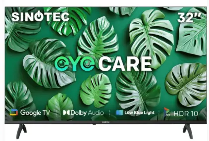 [STL-32G2] Sinotec 32" STL-32G2 HD LED Google Smart TV with Eye Care