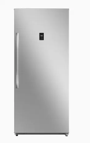 [HS-772FWE] MIDEA 595L UPRIGHT FRIDGE/FREEZER - STAINLESS STEEL - 153W