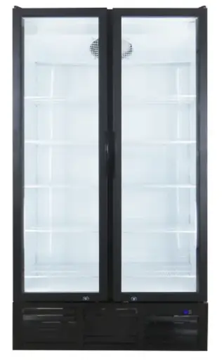 [FH1135] FULL HEIGHT 2 HINGED LOW E GLASS DOOR R290 CLASS 3 LED STRIP