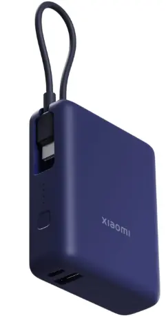 [BHR9341GL] Xiaomi 33W Power Bank 10000 (Integrated Cable) – Blue