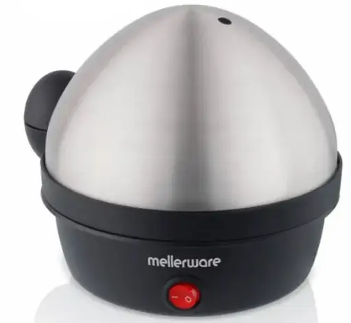 [27014] Mellerware Egg Boiler 7 Plastic Black 2 Tier 350W Egg Master
